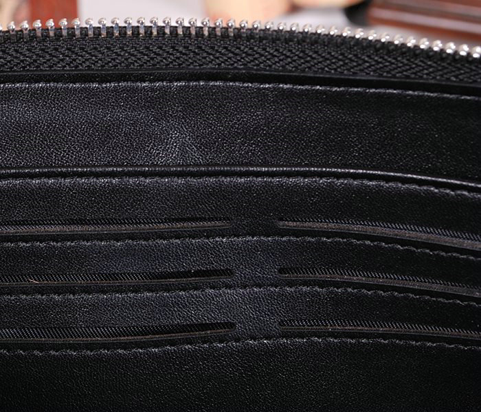 2014 Prada Saffiano Leather Clutch 8P601 black for sale